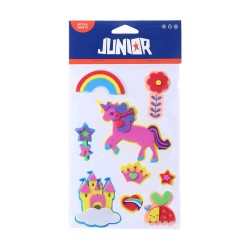 3D стикери от пяна Junior, еднорог - Сравняване на продукти