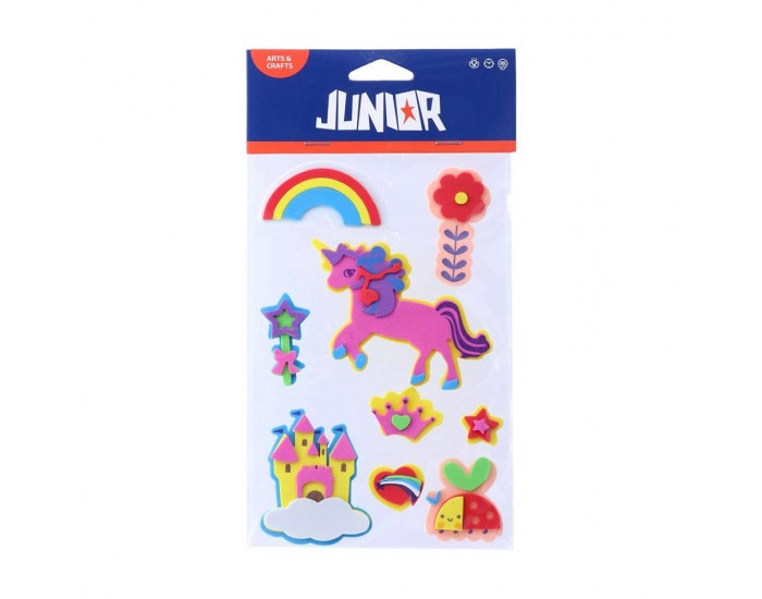 3D стикери от пяна Junior, еднорог