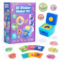 Learning Resources Комплект за правене на 3D стикери - Материали за декорация