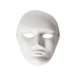 Маска лице Junior, за оцветяване и декорация, 24 х 19 cm - Материали за декорация