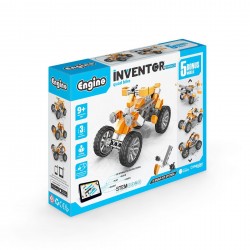 Engino Конструктор Inventor Mechanics - Четириколка, 5 в 1 - Детска стая