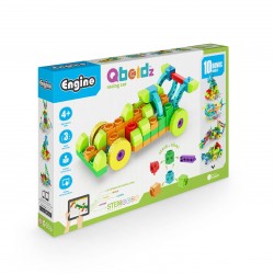 Engino Конструктор Qboidz - Състезателна кола, 10 в 1 - Детска стая