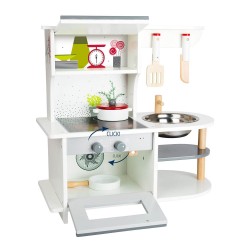 Small Foot Кухня за игра, дървена, 45 х 22 х 42 cm - Детска стая