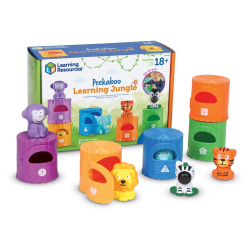Learning Resources Диви животни с къщички, за сортиране и броене - Детски Играчки