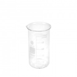 Gelsonlab Чаша бехер, стъклена, 100 ml, 10 броя - GELSONLAB