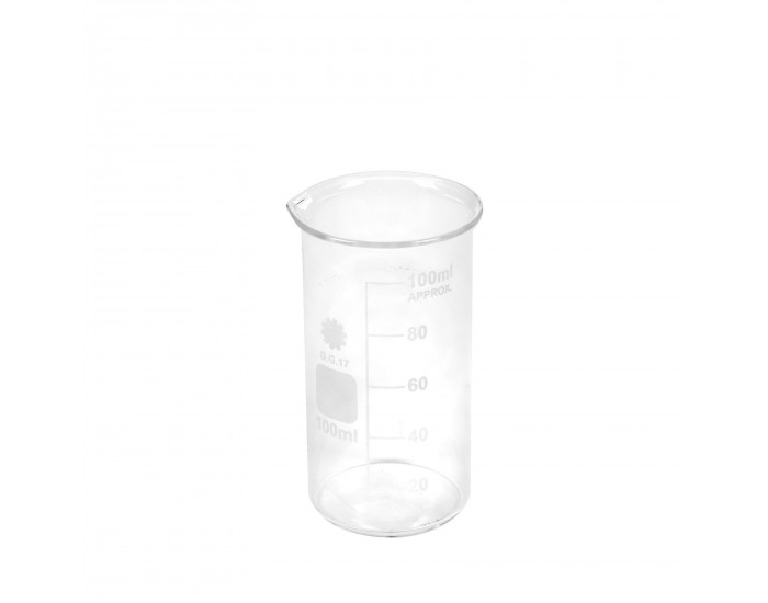 Gelsonlab Чаша бехер, стъклена, 100 ml, 10 броя