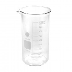 Gelsonlab Чаша бехер, стъклена, 1000 ml, 10 броя - GELSONLAB