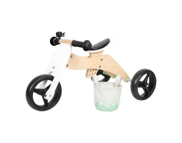 Small Foot Велосипед-триколка, 4 в 1, дървен, 64 х 42 х 37 cm