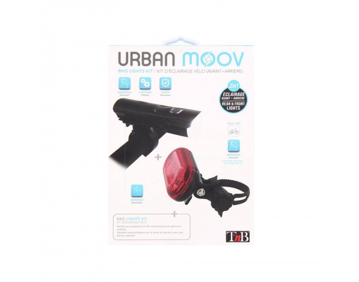TNB Комплект светлини за велосипед Urban Moov, LED