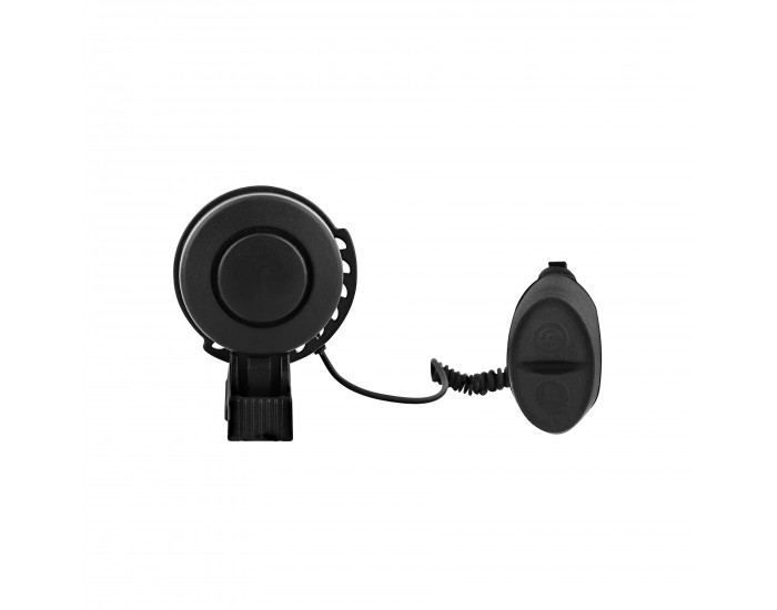 TNB Звънец за велосипед, електронен, 22 - 31.8 mm, черен