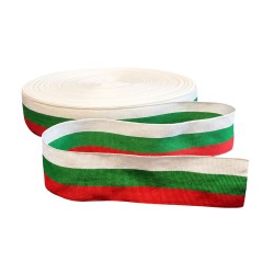 Трикольорна лента, широчина 4 cm, дължина 1 m - Офис аксесоари