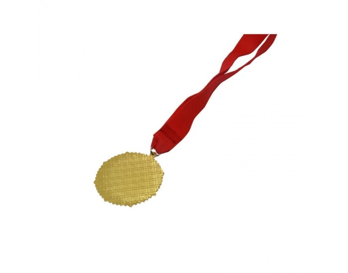 BESTSUB Медал, за сублимация, с лента, диаметър 60 mm, златен