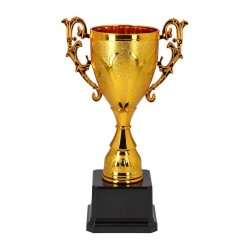 Купа Takk Winner P2, пластмасова, 250 mm, златиста - Офис аксесоари