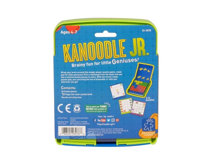 Learning Resources Настолна игра Kanoodle, с логически пъзели