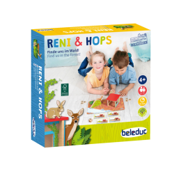Beleduc Игра за наблюдателност - Намери ни в гората - Детска стая