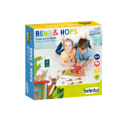 Beleduc Игра за наблюдателност - Намери ни в гората - Сравняване на продукти