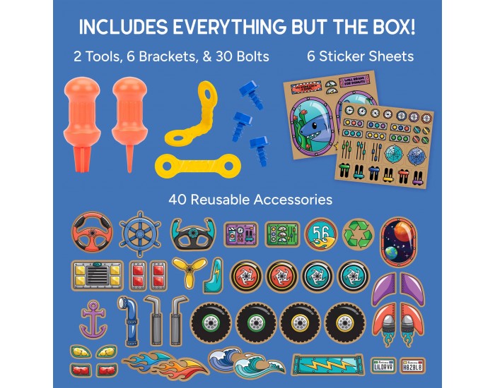 Learning Resources Образователна игра Boxineers - Превозни средства