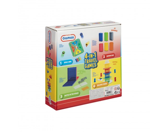 Moxy Игра за пътуване, 4 в 1