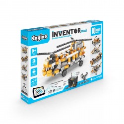 Engino Конструктор Inventor Motorized - Хеликоптер, 10 в 1 - Детска стая