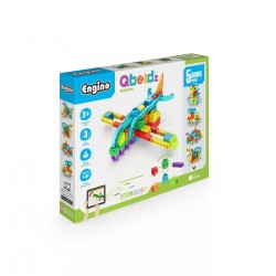 Engino Конструктор Qboidz - Самолет, 5 в 1 - Детска стая