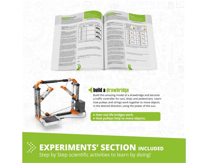 Engino Конструктор Discovering Stem - Слънчева енергия, V1, EN