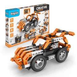 Engino Конструктор Creative Builder Motorized, 50 в 1 - Детска стая