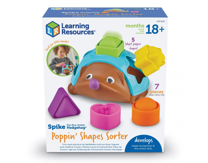 Learning Resources Таралеж с форми попит, за сортиране и вгнездяване