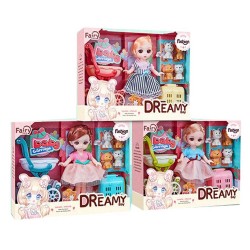 Комплект кукла за игра с кученца Ozzo, асорти, 1 брой - Детски Играчки