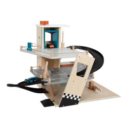 Small Foot Паркинг за коли, дървен, на 3 нива, 62 х 36 х 43 cm - Детска стая