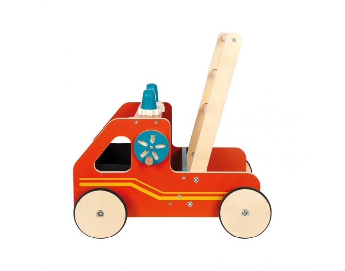 Small Foot Проходилка Пожарна, детска, дървена, 48 х 40 х 49.5 cm