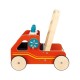 Small Foot Проходилка Пожарна, детска, дървена, 48 х 40 х 49.5 cm