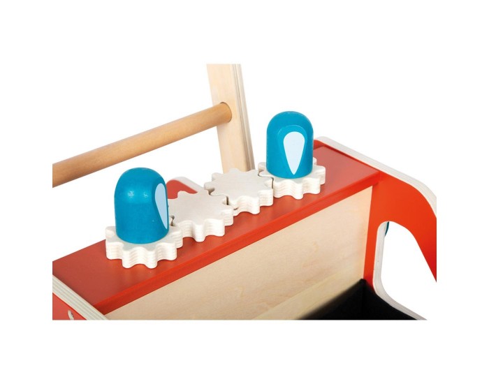 Small Foot Проходилка Пожарна, детска, дървена, 48 х 40 х 49.5 cm