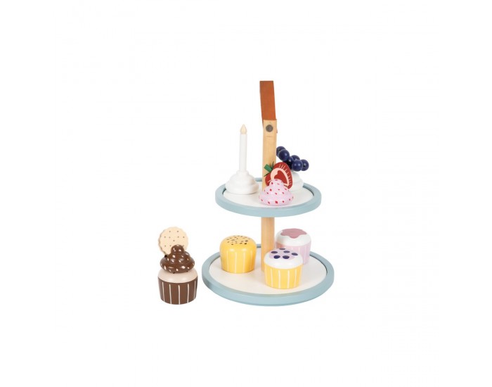 Small Foot Стойка за мъфини, дървена, 28 х 18 cm