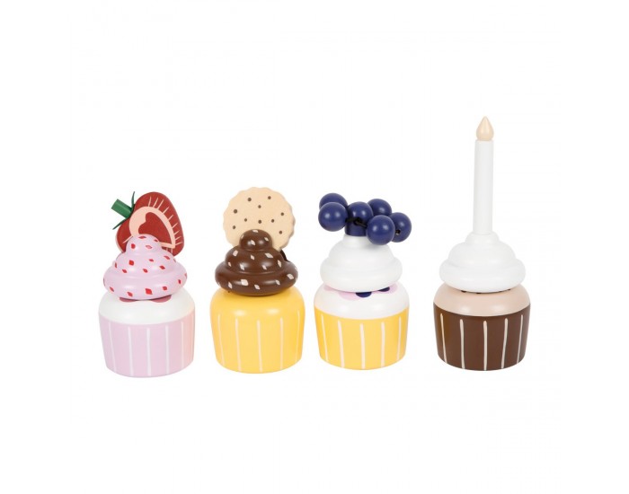 Small Foot Стойка за мъфини, дървена, 28 х 18 cm