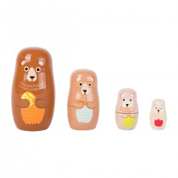 Small Foot Матрьошки Семейство мечета, дървени - Детски Играчки