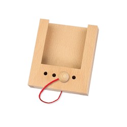 Кутия Puncho, за образователни карти, дървена - Детски Играчки