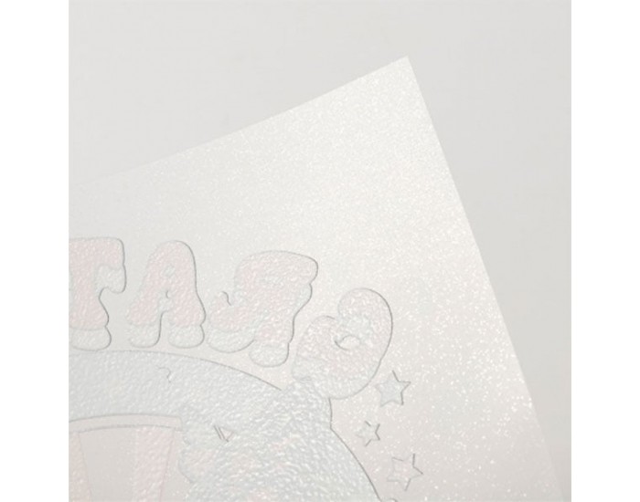 OtterPro Филм DTF, трансферен, 0.3 x 10 m, glitter silver