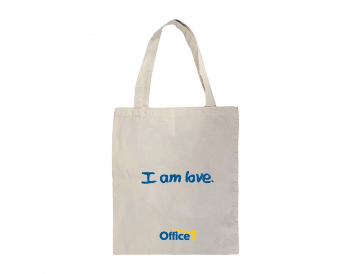 Office 1 Торбичка, текстилна, бяла