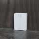 Стелаж Narbutas Nova Basic, 800 x 360 x 1092 mm, ПДЧ 18 mm, бял меламин, бяла правоъгълна дръжка