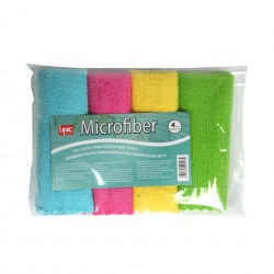 Кърпа Unic Rainbow, микрофибърна, универсална, 30 x 30 cm, 4 броя - Почистване и Дезинфекция