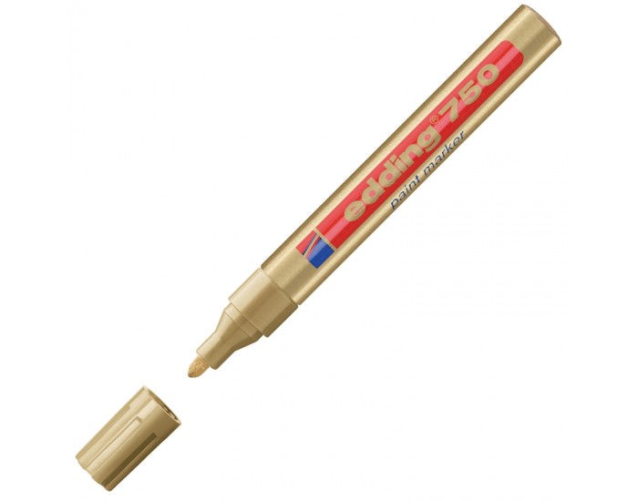 Edding Перманентен маркер 750, цвят злато
