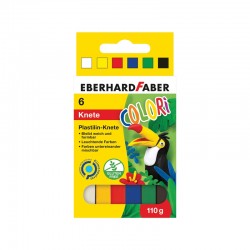 Eberhard Faber Пластилин, 6 цвята - Канцеларски материали