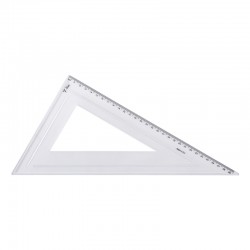 Filipov Триъгълник, правоъгълен, разностранен, 60 градуса, 30 cm - Пишещи средства