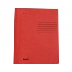 Falken Папка, картонена, с машинка, червена - Хартия и документи