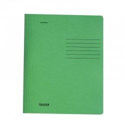 Falken Папка, картонена, с машинка, тъмнозелена - Хартия и документи