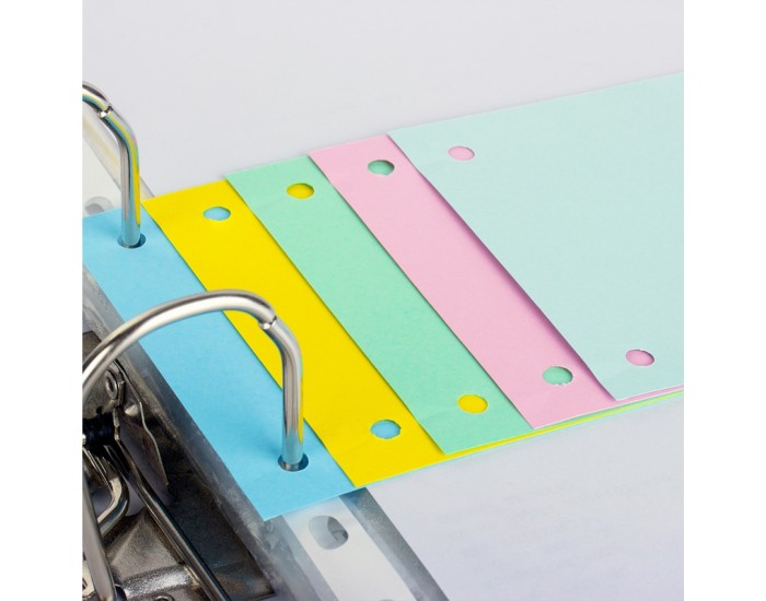 Fabriano Разделител, хоризонтален, картонен, 160 g/m2, 5 цвята, 100 броя