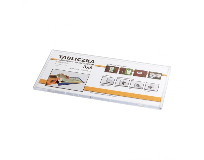 Panta Plast Информационна табела, самозалепваща, 102 x 222 mm