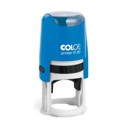 Colop Печат Printer R 30, кръгъл, 30 mm, син - Канцеларски материали