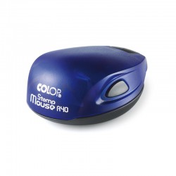 Colop Печат Stamp Mouse R 40, джобен, кръгъл, 40 mm, цвят индиго - Colop