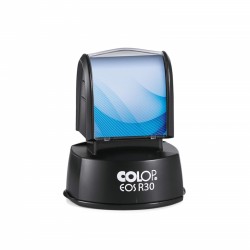 Colop Печат EOS R 30, кръгъл, 30 mm, син - Канцеларски материали